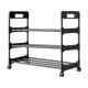 thumbnail image 2 of Shoe Rack With Wheels Movable Shoe Rack Organizer Three Tier Shoe Storage Cabinet For Everyday Items Suitable For Bedroom Closet Entryway Bedroom Under Table, 2 of 6