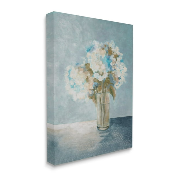 Stupell Industries Mystic Blue Hydrangea Flowers Sunlight