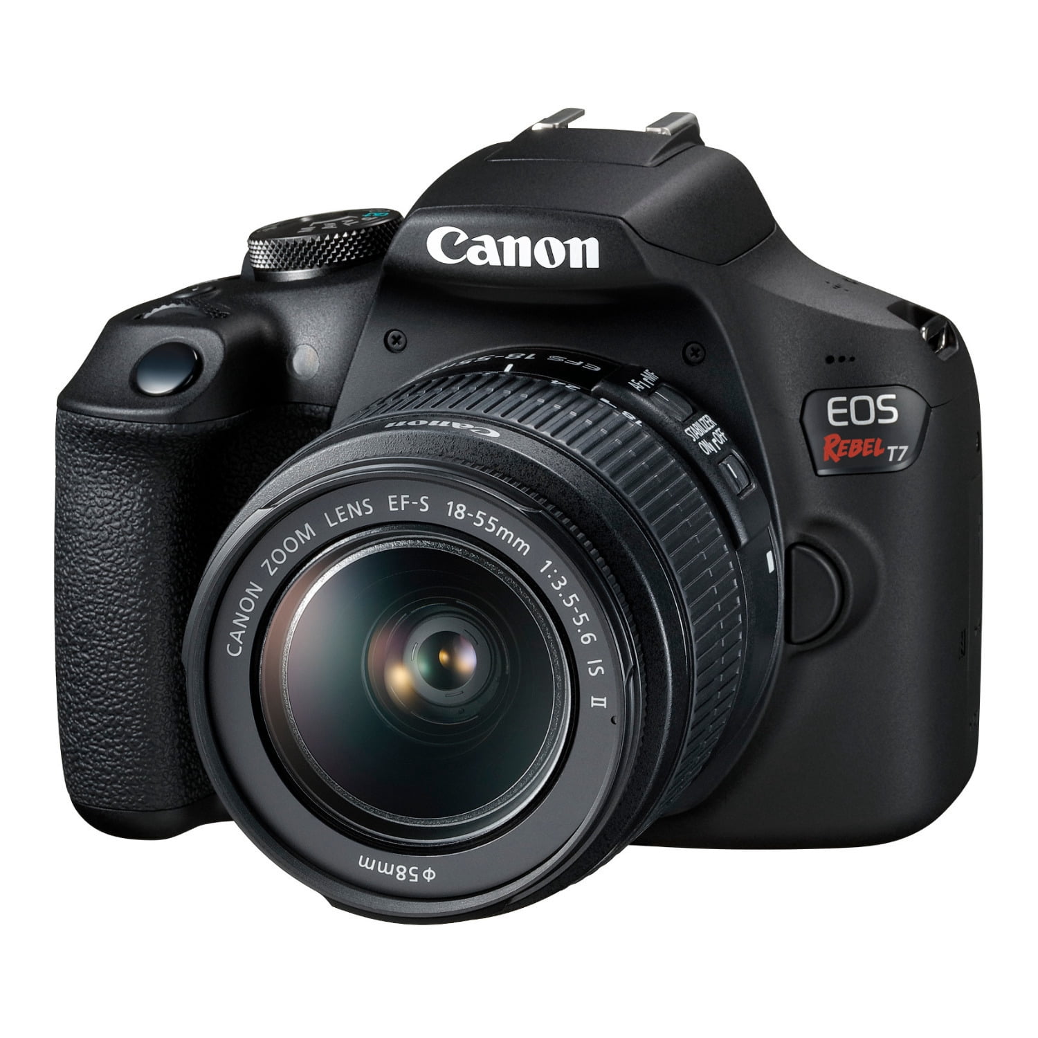 Canon EOS Rebel T7 DSLR Camera Bundle with 18-55mm and 75-300mm