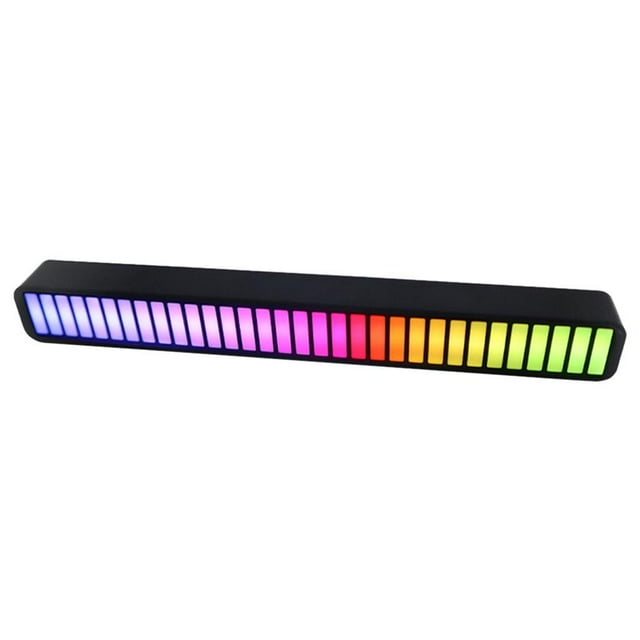 APP Control Zulema Tira de luces LED Control de sonido Pickup Luz Música Atmósfera Negro luces activadas por sonido
