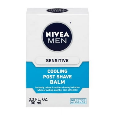 Nivea Sensitive Cooling Post Shave Balm for Men, 3.3 Oz, 2 Pack