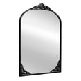 thumbnail image 5 of POSHIONS Arched Wall/Vanity/Decor Mirror for Bathroom Bedroom Livingroom Entryway;37.8"x26.0";Metal Frame;Wrought Iron Art;Black, 5 of 7