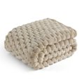 thumbnail image 2 of U by Bedsure Throw Blanket for Women, Light Brown Soft Cute Small Fleece Gifts for Girls, 50x60 inches, 2 of 6