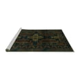 thumbnail image 2 of Ahgly Company Machine Washable Indoor Rectangle Persian Turquoise Blue Traditional Area Rugs, 8' x 10', 2 of 4