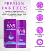 Aliver Hair Fibers Set for Thinning - Instantly Conceal & Thicken Thinning Hair Areas-Designed for Girls & Women-0.97oz(Dark Brown)