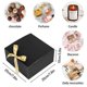 thumbnail image 3 of 10Pack Black Gift Boxes with Lids, 8X8X4 Inch Groomsmen Proposal Box, Luxury Black Gift Box with Ribbon for Wedding Box, 3 of 5