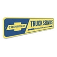 thumbnail image 3 of Chevy Truck Service Sign, Car Sign, Car-Lover Sign, Man Cave Sign - 4x18 inches, 3 of 4