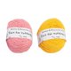 thumbnail image 2 of 3pcs Tufting Yarn Soft Cotton 8 Strands Bright Colors Crochet Hooks Yarn for Beginners for Coaster Hats Scarves, 2 of 3