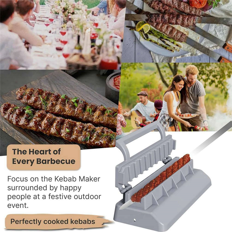 Kofta Machine Kofta Skewers TYVOM Maker, Plastic Kebab Maker Machine Kebab Making ...