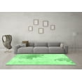 thumbnail image 3 of Ahgly Company Indoor Square Solid Emerald Green Modern Area Rugs, 5' Square, 3 of 4