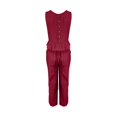 thumbnail image 5 of GILIGEGE 2 Piece Sets for Women Summer Women's Two Piece Set Cropped T Shirt & Elastic Waist Long Pants Summer Beach Vacation Outfits Lounge Tracksuits Red 3Xl, 5 of 8