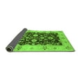 thumbnail image 2 of Ahgly Company Indoor Rectangle Oriental Green Traditional Area Rugs, 7' x 10', 2 of 4