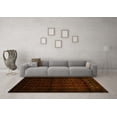 thumbnail image 3 of Ahgly Company Indoor Round Southwestern Yellow Country Area Rugs, 6' Round, 3 of 4