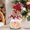A, variant on HOARBOEG Festive Mini Gingerbread Man Candy Jar, Christmas Gift, Portable Treat Container with Red & White Hat, Decorative Holiday Candy Storage