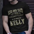 thumbnail image 2 of Personalized Birthday Gift Idea For Person Named Kelly Gift For Womens Unisex TShirt, 2 of 6