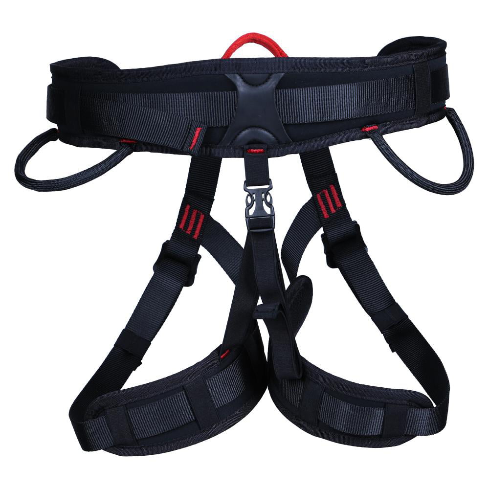 Deluxe Half Body Harness Mountaineering Sitting Belt Caving Fall Protection 