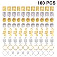 thumbnail image 1 of 160 Assortiment de Manches de Cheveux en Métal Collection Cheveux Anneaux Tresses Fermoirs Perles Ornements, 1 of 5