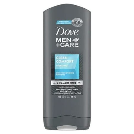 Dove Men + Care Body & Face Wash Clean Comfort 13.50 Oz (Pack Of 3) 2.16 Lb