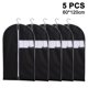thumbnail image 1 of Juego de 5 portatrajes colgantes para almacenamiento, funda para traje transpirable, 1 of 5