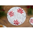 thumbnail image 2 of Poinsettia Christmas Round Decorative Platter, 2 of 6