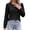 Black, variant on Cilsoka Womens Long Sleeve Shirts Fall 2026 Crew Neck Dressy Casual Blouses Eyelet Tunic Tops Fashion Outfits Clothes