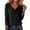 Black, variant on 2026 New!Women's Cowl Neck Long Sleeve Tops, Trendy Draped Loose Fit Elegant Blouses