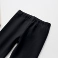 thumbnail image 6 of CYRBOKO Toddler Girls Active Leggings, Cotton Stretch Soft Elastic Waist Long Bottoms Black Size 3-4 T, 6 of 6