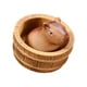 thumbnail image 5 of Figura de mascota de té en miniatura de capibara de arcilla, recuerdo, estatua de animal pequeño, decorativa, linda, 5 of 9