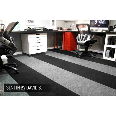 IncStores Hobnail Carpet Tiles Almond