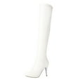 thumbnail image 2 of Miluxas Women's Thigh High Boots Over The Knee Heels Long Pointed Toe Boots, 2 of 9