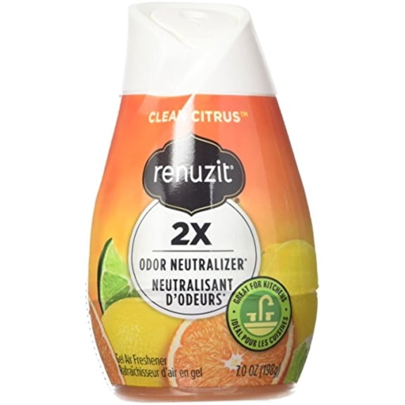 Renuzit Clean Citrus Cone Air Freshener, 7 oz - (Pack of 3)