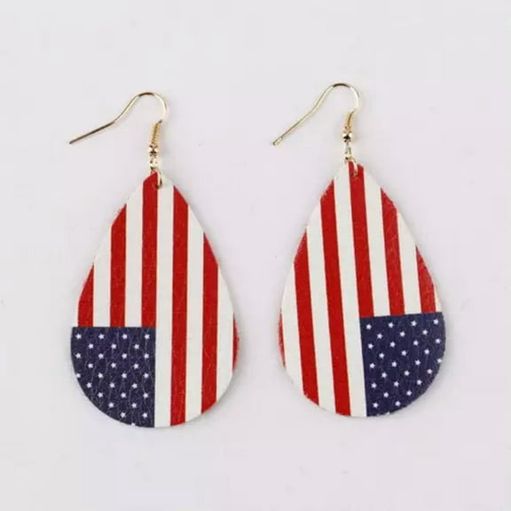 Leather Teardrop Basketball Baseball Sports Earrings for Women