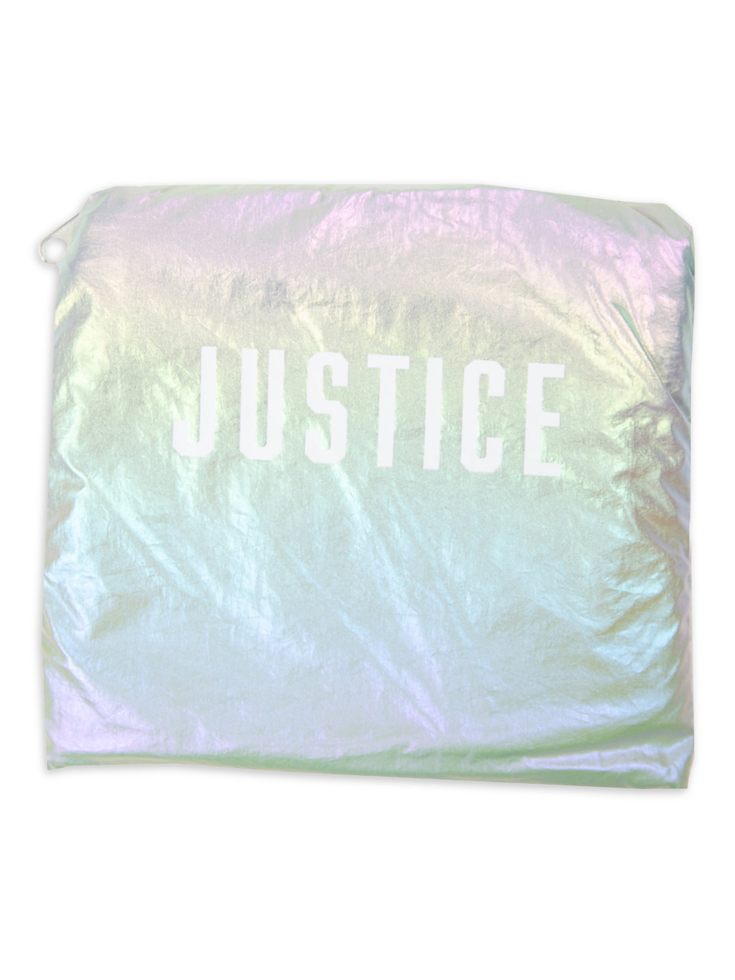 Justice Kids Girls Child Packable Rain Poncho