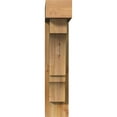 thumbnail image 2 of Ekena Millwork 6"W x 20"D x 28"H Balboa Block Rough Sawn Bracket w/ Offset Brace, Western Red Cedar, 2 of 25