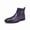 Purple, variant on Men's Side Zipper Dress Ankle Boots, Patent Leather Lace-Up Formal Boots for Business, Classic Business Formal High-Top Leather Boots