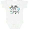 thumbnail image 3 of Inktastic My First New Years Resolutions with Baby Clip Art and Stars Boys Baby Bodysuit, 3 of 5