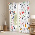 thumbnail image 3 of Castle Fairy Rainbow Curtains Pack of 2 (42x84 Each),Spring Garden Curtains Blackout, 3 of 6