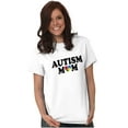 thumbnail image 5 of Autism Mom Awareness Puzzle Piece Women's Graphic T Shirt Tees Brisco Brands X, 5 of 5