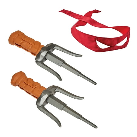 Teenage Mutant Ninja Turtles Mutant Mayhem Raphael Sai's Basic Role Play Set by Playmates Toys. Be Your Favorite Action Figure Hero!