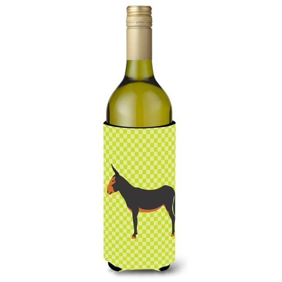 Catalan Donkey Green Wine Bottle Beverge Insulator Hugger