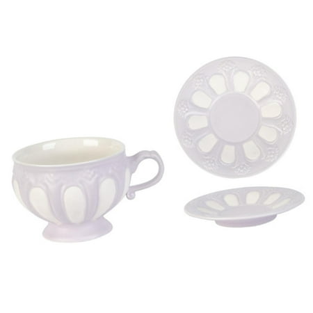 

Tea Cup And Saucer Set Vintage Tea Cups Afternoon Tea Set 250ml 3D Pattern Tea Mug Tea Cup And Saucer For Tea Water Breakfast Coffee Milk