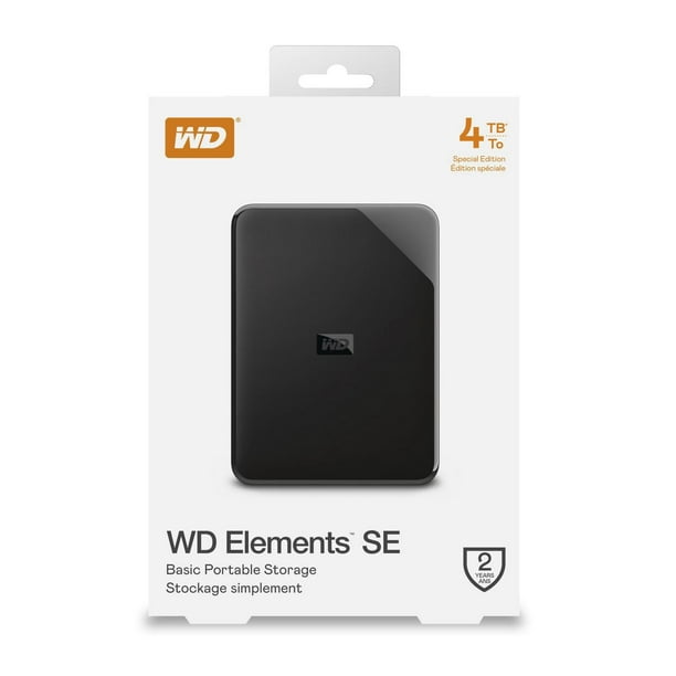 4TB WD Elements™ SE Portable Storage, 4TB WD Elements SE