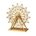 thumbnail image 4 of Modelo de rueda Adorno decorativo dorado Artesanía de metal Estatua Rueda del cielo giratoria para Estilo B, 4 of 9