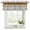 Brown, variant on Vintage Brown Wood Curtain Valances for Windows, Kitchen Valance Window Treatments Panel 2 Pack, Farmhouse Wooden Plank Rustic Rod Pocket Short Curtains for Bathroom Bedroom 60 x 18 Inch
