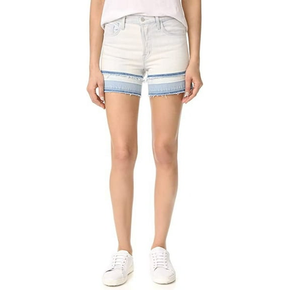 J Brand Women's Gracie High Rise Shorts, Ecstasy, 30