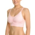thumbnail image 2 of Angelina Women's Seamless Nursing Bras with Ruched Cups (6-Pack), 2 of 4