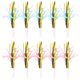 thumbnail image 1 of 20pcs Party Blower Tassel Ridebres Makers Cheerleaders Props Party Blowing Dragon, 1 of 4