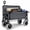 Gray, variant on 3-in-1 Heavy Duty Folding Wagon with Bench Seat, 500lbs Capacity Collapsible Utility Cart, 180l Extra Large Space with 9"X4" All-Terrain Beach Tires for Camping, Fishing, Garden and Transport, Black