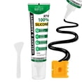 thumbnail image 1 of Sellador adhesivo de silicón BUFFZIT negro RTV 150 mL impermeable, 1 of 7