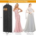 thumbnail image 3 of Bolsa para ropa MISSLO, vestido de novia impermeable, 72 cm, paquete de 2, 3 of 7